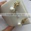 14k gold stud 7.5-8 mm white akoya pearl earrings
