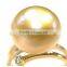 gold ring with south sea pearl