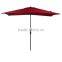 Garden Red Rectangular Market Outdoor Table Patio Umbrella