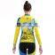 2016 custom made cheap cycling set, women long sleeve cycling clothing