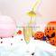 Hot sale Christmas decoration plastic cocktail parasol straws