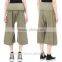 Custom Ladies Cropped Cotton Trousers Patterns New Design