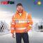 high quality reflective winter security jacket outdoor