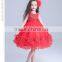 2017 latest dress designs in pakistan made in China dance frock red rhinestone dresses