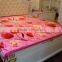 Beautiful flower print flannel blanket