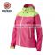 YF095 Fashion softshell breathable lady hooded jacket