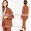2015 new design crepe fabric slim jacket women blazer