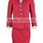 Two Button Good Quality Anti-wrinkle Customizable Womens Suit Nice Skirt Suits for Women