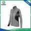 New style cation polyester blend splicing full zip hoody sweater for women