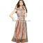 Ladies summer new design debutante layers beach long dress wear
