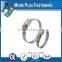 Made in Taiwan Stainless Steel thin hose clamp flexible hose clamp Amercian type