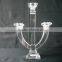 Hot Sale !!! Unique crystal candle holder with home decration JKC-0006