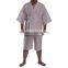 Men white summer pajamas for adults unisex cotton nighty pajamas