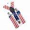 USA Flag Suspender and Bow Tie Set for Baby Toddler Kids Boys Girls Clip-on Suspenders Elastic Adjustable Y Braces