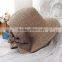 B40092A Hot sale mother and children foldable straw beach hats