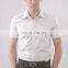OEM classic summer short sleeve shirt big size for men white, gray, dark gray, cotton 100%