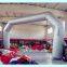 Customized Slivery Inflatable Arch With Blower for Event