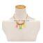 Tassel Colorful Ethnic Chunky Bib Pendant Chains Jewelry Necklace