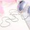 Stainless steel vacuum plating 24k gold durable color glasses eyewear rope mirror sunglasses chain