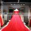 high quality wedding dress new unique real sample fashion red ball gown 2017