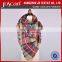 Wholesale Checked factory plaid tartan blanket scarf shawl