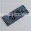 Hot Sell custom machine embossed pu leather labels Jeans With Letter Logo