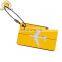 New Design Cheap Blank Aluminum Airplane Shaped luggage Tags