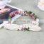 Beautiful rabbit ears girls wide fabric elastic hair band hair accessories cotton fabric elastic knot headband women