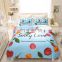 Wholesale 100% polyester warm environmental protection applique kids baby crib cartoon bedding set