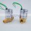 GOGO Normally Closed 2 Way Brass Gas Mini Solenoid Valve 1/8 1/4 M12 1.5mm/2.5mm/3mm Pneumatic welding machine burner valve