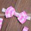Infant Girls Striped Sling Tube Top Bowknot Top Skirt Bandana Set European Trend