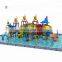 Newest plastic outdoor water kids playground,swimming pool slide