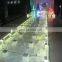 customized wedding hall flooring glass with anti slip