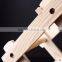 Custom unpainted handmade wine holder solid wooden holder for wine
