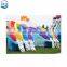 Colorful  rainbow Inflatable  printing slide  /factory price inflatable slide