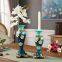 Mini Nordic Modern Simple Hand Made Color Paint Blue Ceramic Vase For Dining Room Decor