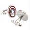 Men's Cufflinks New Star Blue Silver Red Cuff Lins for Shirt 20mm