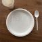 Disposable biodegradable food serving plates