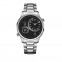Stainless Steel Case Fashion Gift Watches Genuine Leather Dual Time Quartz Man Watch