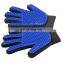 Pet Grooming And Cleaning Gloves Gift Set Premium Animals Deshedding Gloves Pet Hair Remover Mitts For Dogs Cats Rabbits Horses