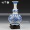 Antique Decorative Chinese Blue And White Porcelain Flower Vases