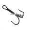 Fishing hook stainless steel Material Treble  Fishing Hook Triple Hooks Round Folded Saltwater Bass 14# --8/0# Tackle Tools