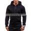 2021 custom Eco-friendly breathable solid basics 100 % cotton zip up men hoodie