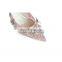 Pink color with flowers design women shinning and glittering upper pumps high heels sandals shoes