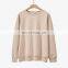 2021 autumn and winter new warm Korean round neck solid color fashion trend loose ladies pullover sweater