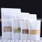 Best Selling White Kraft Paper Bag With Clear Window Factory Supply Paper Bags Kraft Paper Pouch Bag