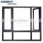 Double glazed tempered glass aluminum windows/casement windows