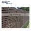 Cheap wpc fence easily assembled decorative wood plastic composite garden fence