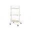 Nordic Shelf  Storage Trolley 3 Tier shelf and  cart with four wheels