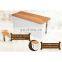 Plastic Cable Management Box with Bamboo Pattern Lid Cable Management Box Set of 3